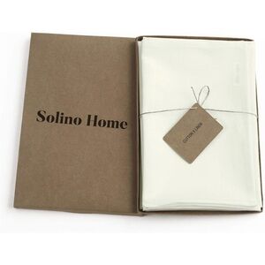 Solino Home Ivory Cloth Napkins Set of 6 - Cotton Linen Dinner Napkins 20 x 20